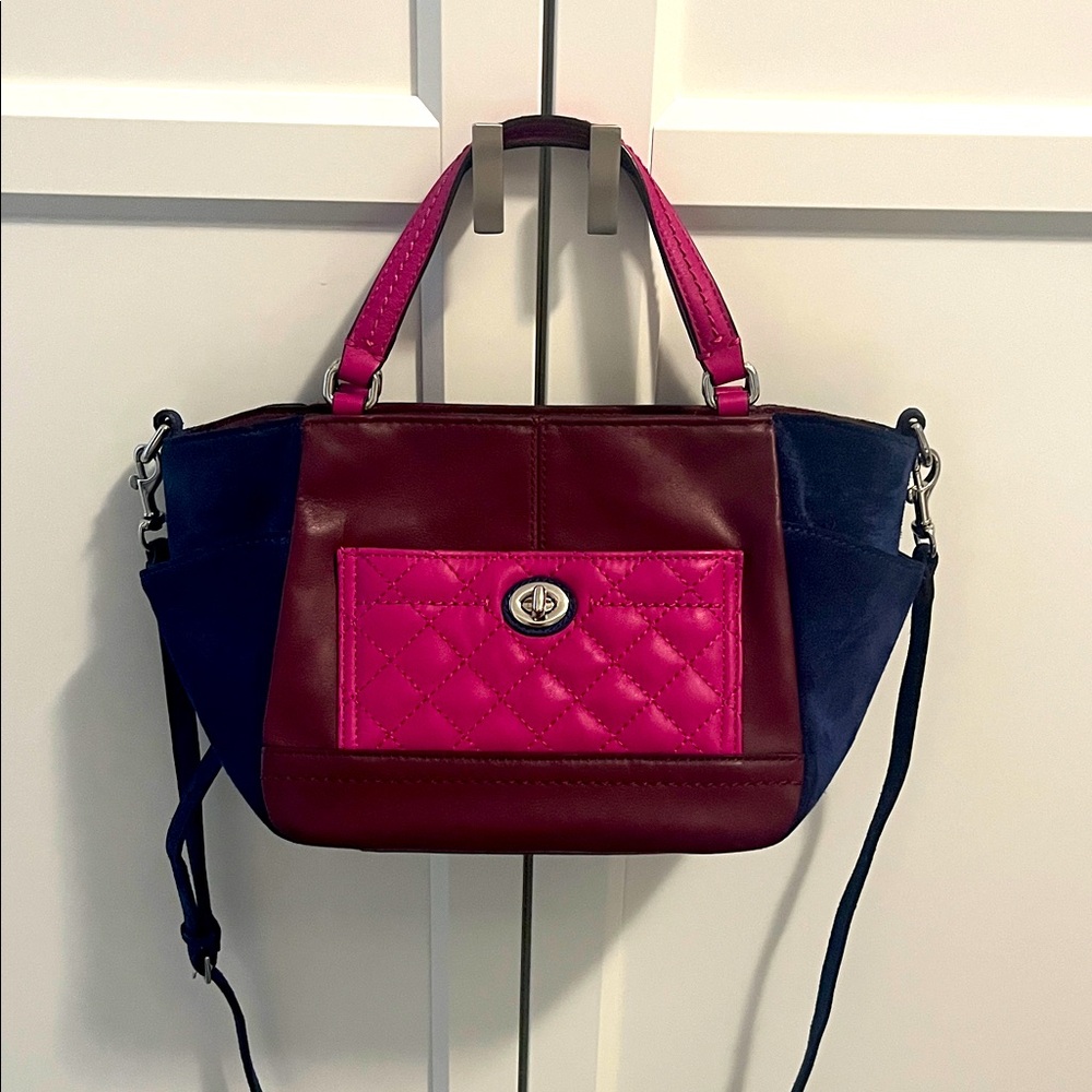 Authentic Coach multicolor Parker crossbody